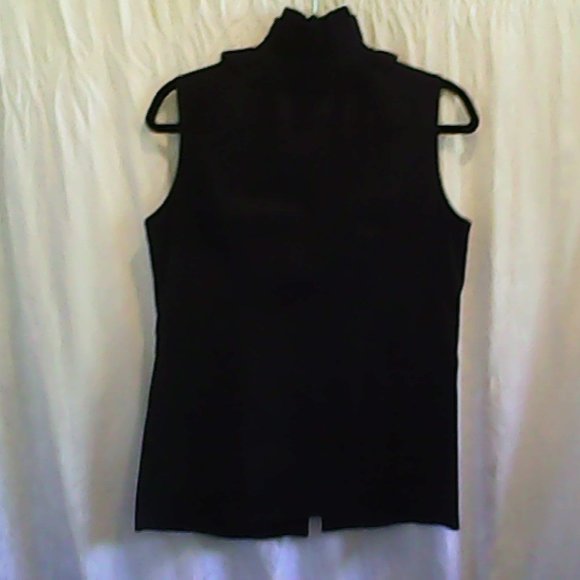 Issac Mizrahi Live Black Blouse NWT - Picture 6 of 7